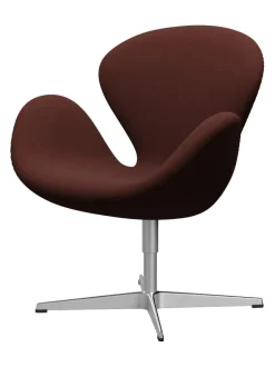 Fritz Hansen Lænestole<3320 Svanen i stof (prisgruppe 1) af Arne Jacobsen