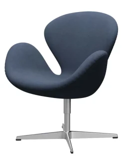 Fritz Hansen Lænestole<3320 Svanen i stof (prisgruppe 1) af Arne Jacobsen