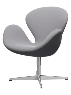 Fritz Hansen Lænestole<3320 Svanen i stof (prisgruppe 1) af Arne Jacobsen
