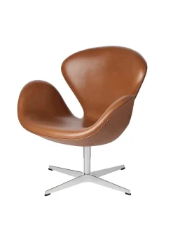Fritz Hansen Lænestole<3320 Svanen i stof (prisgruppe 1) af Arne Jacobsen