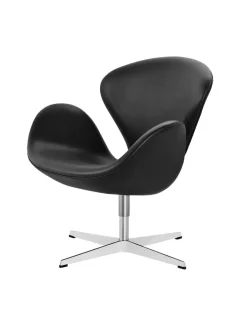 Fritz Hansen Lænestole<3320 Svanen i stof (prisgruppe 1) af Arne Jacobsen