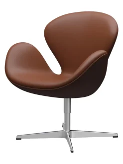 Fritz Hansen Lænestole<3320 Svanen i stof (prisgruppe 1) af Arne Jacobsen