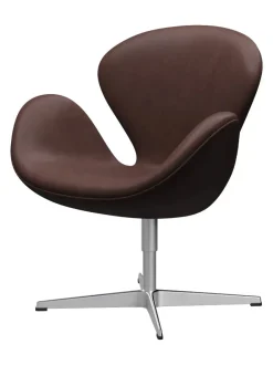 Fritz Hansen Lænestole<3320 Svanen i stof (prisgruppe 1) af Arne Jacobsen