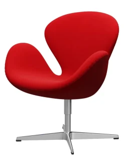 Fritz Hansen Lænestole<3320 Svanen i stof (prisgruppe 1) af Arne Jacobsen