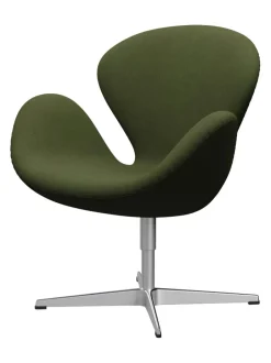 Fritz Hansen Lænestole<3320 Svanen i stof (prisgruppe 1) af Arne Jacobsen