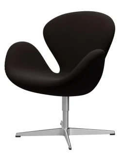 Fritz Hansen Lænestole<3320 Svanen i stof (prisgruppe 1) af Arne Jacobsen