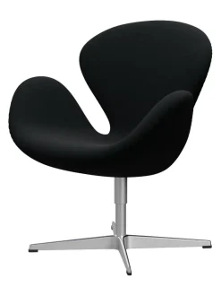 Fritz Hansen Lænestole<3320 Svanen i stof (prisgruppe 1) af Arne Jacobsen