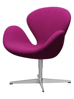 Fritz Hansen Lænestole<3320 Svanen i stof (prisgruppe 1) af Arne Jacobsen