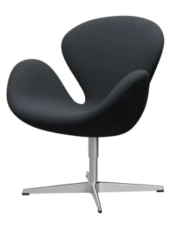Fritz Hansen Lænestole<3320 Svanen i stof (prisgruppe 1) af Arne Jacobsen