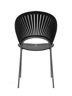 Fredericia Furniture Spisebordsstole<3398 Trinidad Stol, sort ask af Nanna Ditzel
