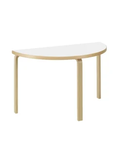 Artek Spiseborde<Aalto Table Half-Round fra