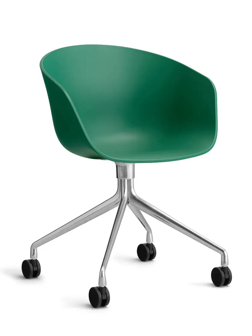 HAY Kontorstole<About a Chair AAC52 Forsidepolstret, hvid skal fra