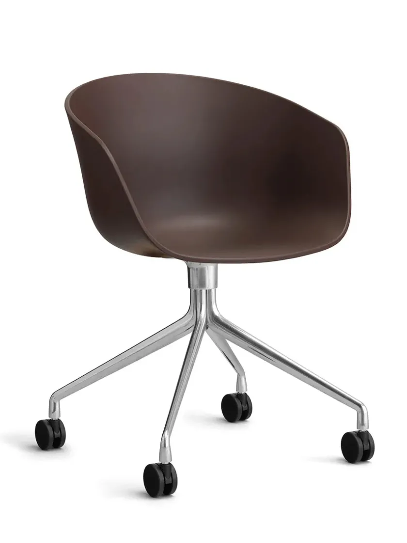 HAY Kontorstole<About a Chair AAC52 Forsidepolstret, hvid skal fra