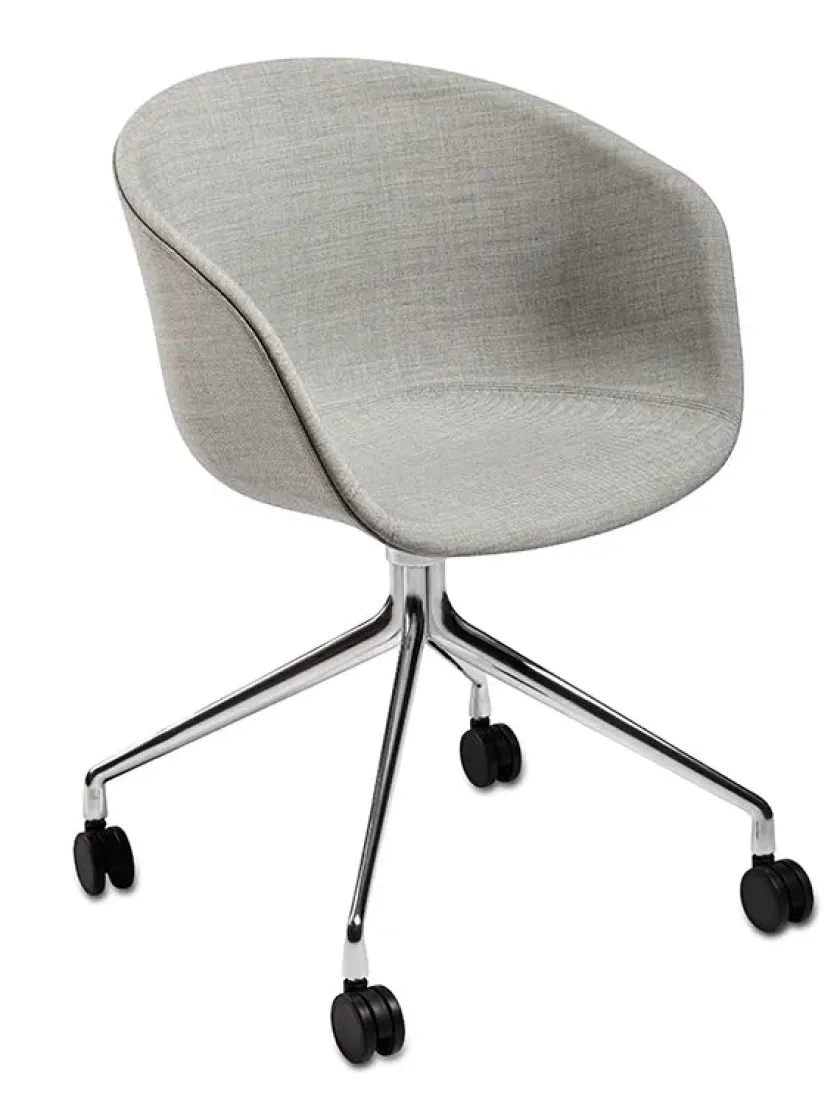 HAY Kontorstole<About a Chair AAC52 Forsidepolstret, hvid skal fra