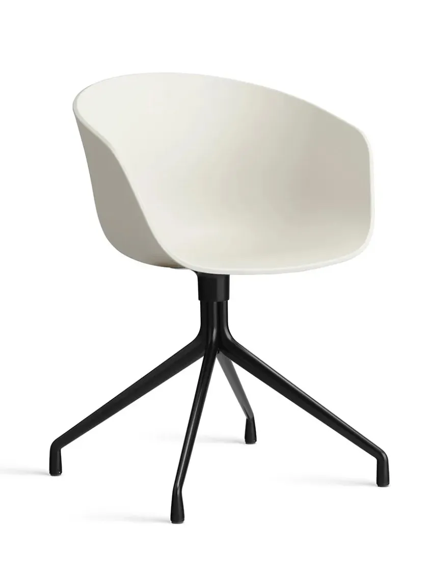 HAY Kontorstole<About a Chair AAC52 Forsidepolstret, hvid skal fra