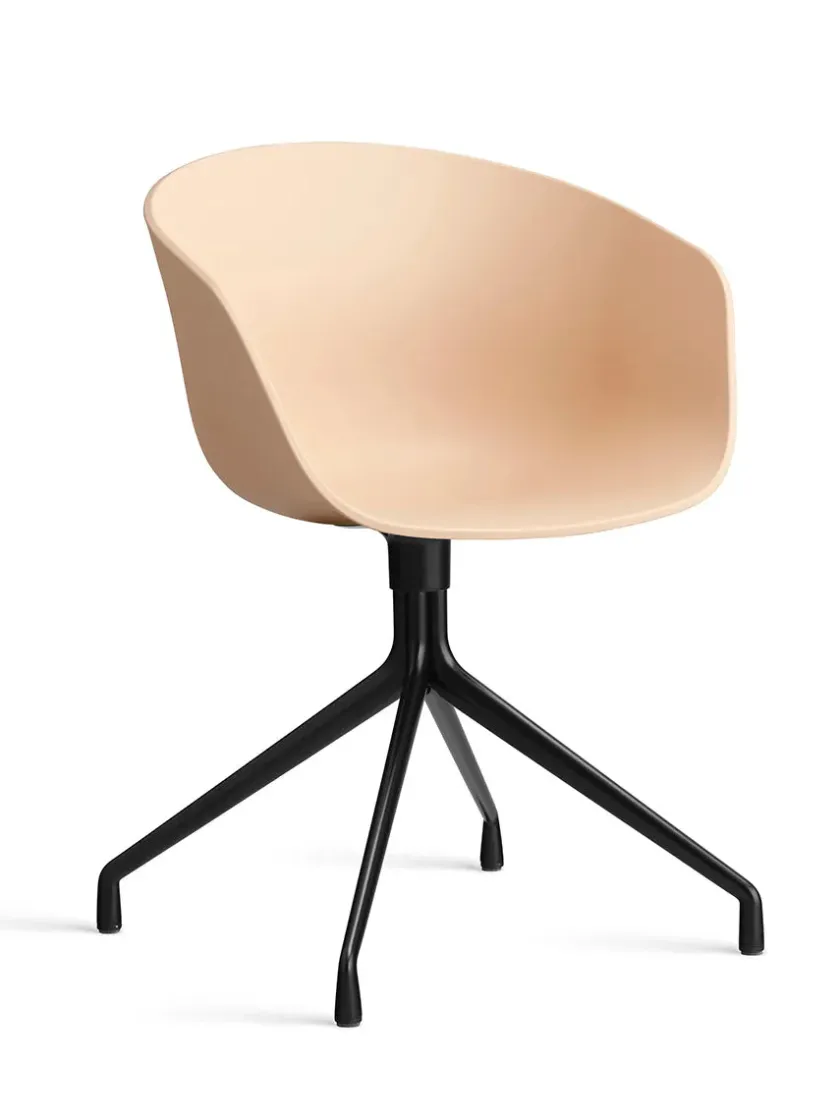 HAY Kontorstole<About a Chair AAC52 Forsidepolstret, hvid skal fra