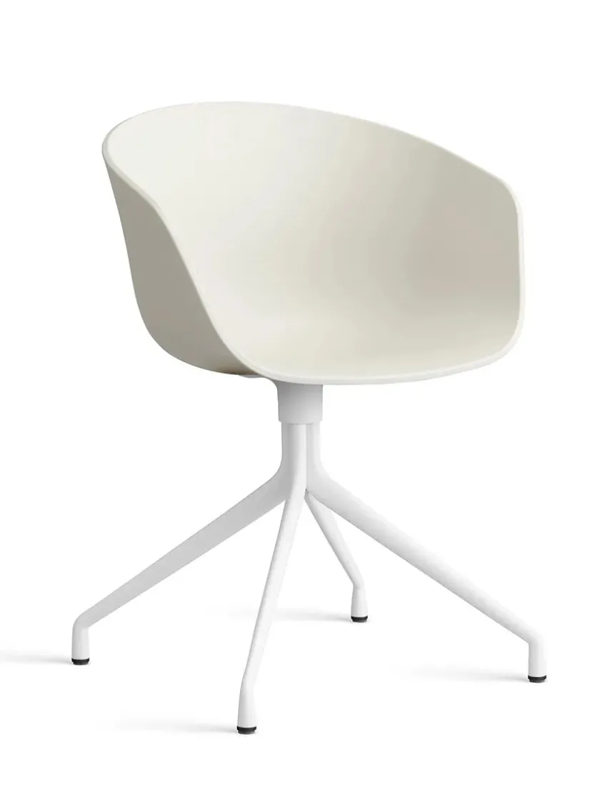 HAY Kontorstole<About a Chair AAC52 Forsidepolstret, hvid skal fra