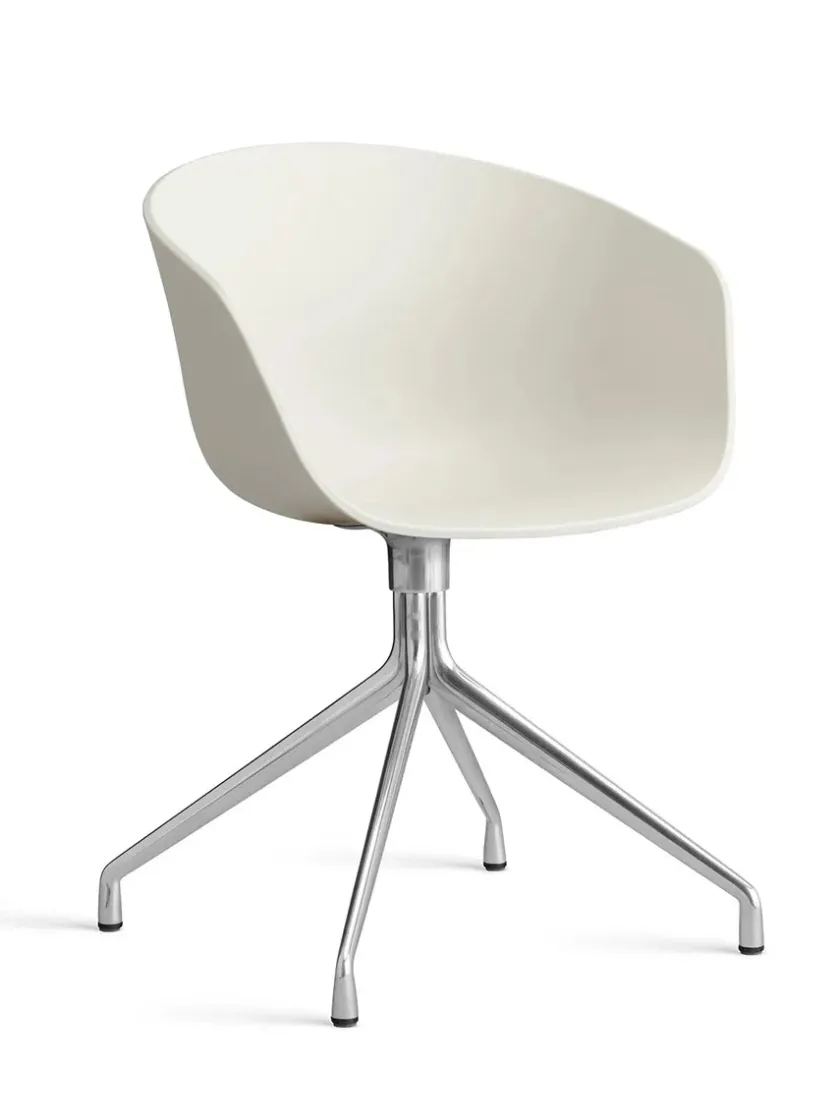 HAY Kontorstole<About a Chair AAC52 Forsidepolstret, hvid skal fra