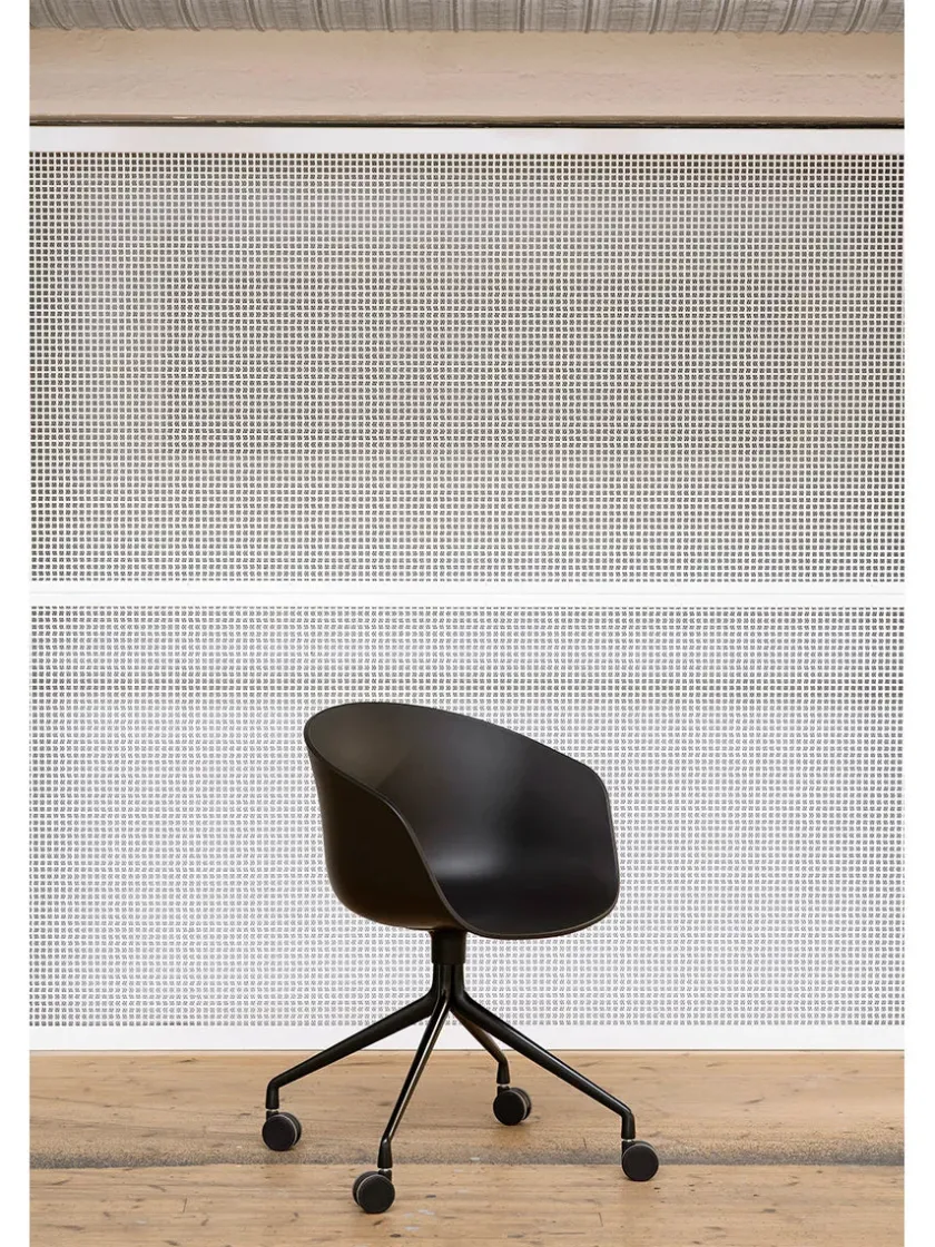 HAY Kontorstole<About a Chair AAC52 Forsidepolstret, hvid skal fra