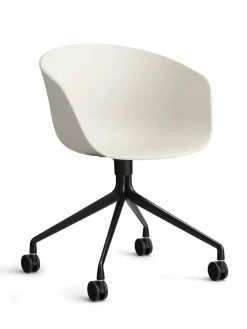 HAY Kontorstole<About a Chair AAC52 Forsidepolstret, hvid skal fra