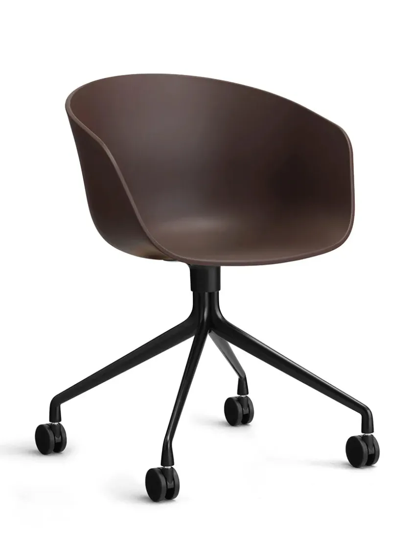 HAY Kontorstole<About a Chair AAC52 Forsidepolstret, hvid skal fra