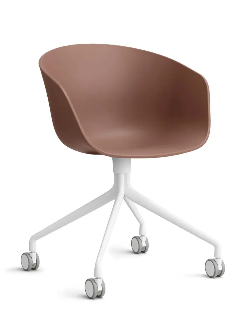 HAY Kontorstole<About a Chair AAC52 Forsidepolstret, hvid skal fra