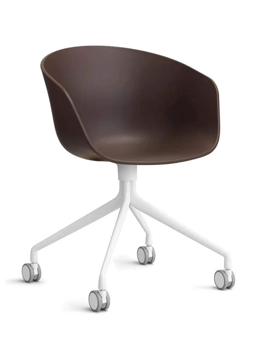 HAY Kontorstole<About a Chair AAC52 Forsidepolstret, hvid skal fra
