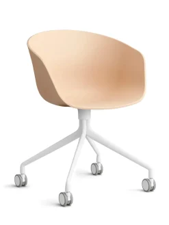 HAY Kontorstole<About a Chair AAC52 Forsidepolstret, hvid skal fra