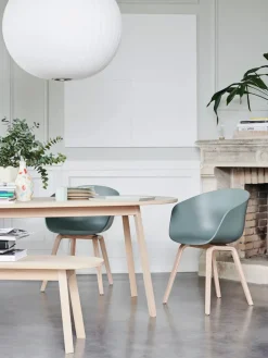 HAY Spisebordsstole<About a Chair AAC22 forsidepolstret, hvid skal fra