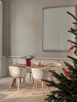 HAY Spisebordsstole<About a Chair AAC22 forsidepolstret, hvid skal fra