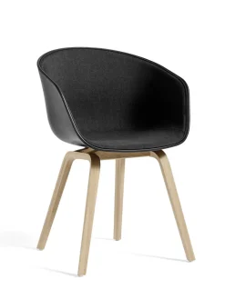 HAY Spisebordsstole<About a Chair AAC22 forsidepolstret, hvid skal fra