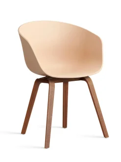 HAY Spisebordsstole<About a Chair AAC22 forsidepolstret, hvid skal fra