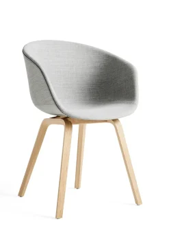 HAY Spisebordsstole<About a Chair AAC22 forsidepolstret, hvid skal fra