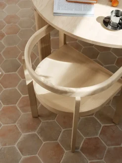 Fritz Hansen Spisebordsstole<After Chair, ash fra