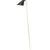 Louis Poulsen Gulvlamper|Spots<AJ Floor Lamp, black/brass af Arne Jacobsen