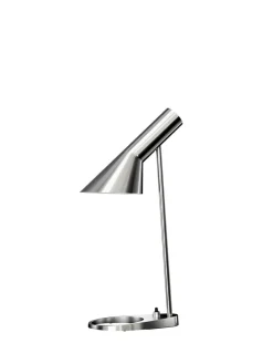 Louis Poulsen Spots<AJ Mini Table Lamp, black/brass af Arne Jacobsen