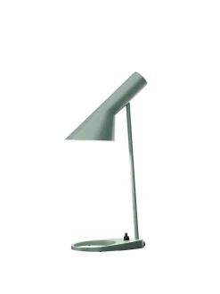 Louis Poulsen Spots<AJ Mini Table Lamp, grey/brass af Arne Jacobsen