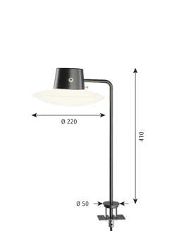 Louis Poulsen Spots<AJ Oxford 410 Bordlampe på pind fra