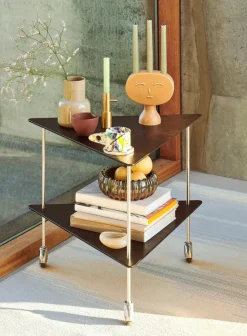 Fritz Hansen Rulleborde/Barvogn<AJ Trolley af Arne Jacobsen