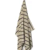 Ferm Living Badeværelsestekstiler<Alee Beach Towel, sand/black fra
