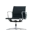 Vitra Kontorstole<Aluminium Chair EA 117 Kontorstol, sort læder fra