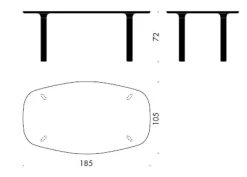Fritz Hansen Spiseborde<Analog Bord JH63 fra