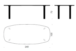 Fritz Hansen Spiseborde<Analog Bord JH83 fra