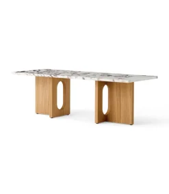 Audo Copenhagen Sofaborde<Androgyne Lounge Table, Calacatta Viola / Wood fra