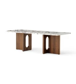 Audo Copenhagen Sofaborde<Androgyne Lounge Table, Calacatta Viola / Wood fra