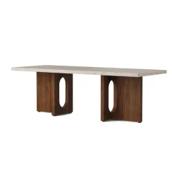 Audo Copenhagen Sofaborde<Androgyne Lounge Table, Kunis Breccia / Wood fra