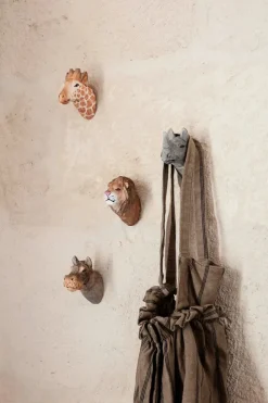 Børn Ferm Living Gaver|Gaver Til Børn<Animal Hand-Carved Hook fra