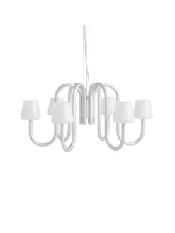 HAY Lysekroner|Spots<Apollo Chandelier 1065, hvid opalglas fra