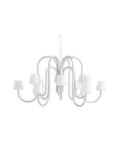 HAY Lysekroner|Spots<Apollo Chandelier 1065, hvid opalglas fra