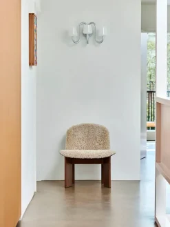 HAY Væglamper|Spots<Apollo Wall Sconce, hvid opalglas fra